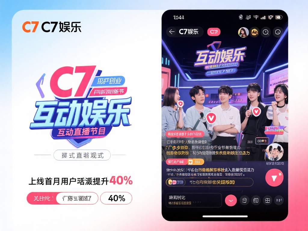 以C7娱乐近期推出的一档互动直播节目为例，该节目通