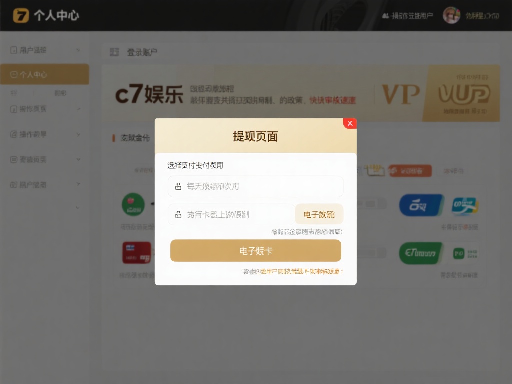 c7娱乐能提出来吗?详解平台提现规则与用户真实体验 (c7娱乐能提出来吗?详解平台提现规则与用户真实反馈体验) 在操作流程上,用户需登录账户,进入“个人中心”中的